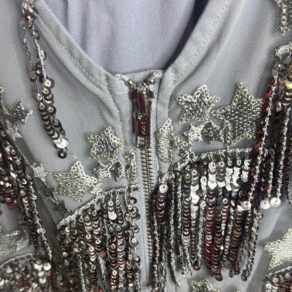 FOR LOVE & LEMONS
ETOILE SEQUIN FRINGE DRESS - Picture 11 of 17